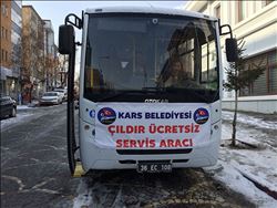 KARS BELEDİYESİNDEN ÇILDIR´A ÜCRETSİZ SERVİS