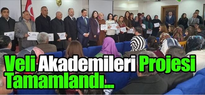 Velilerin eğitimleri tamamlandı