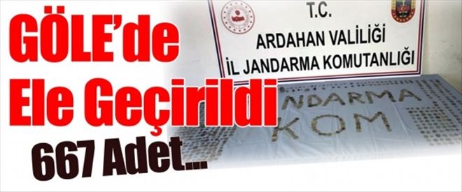 Yüzlerce tarihi eser yakalandı